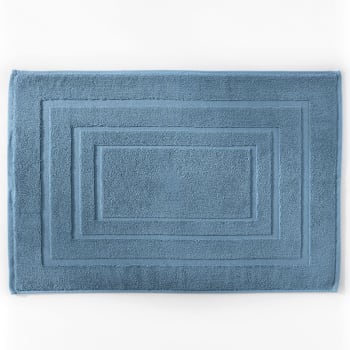 Atlantique - Tapis de bain 60x100 bleu nuage en coton 900 g/m²
