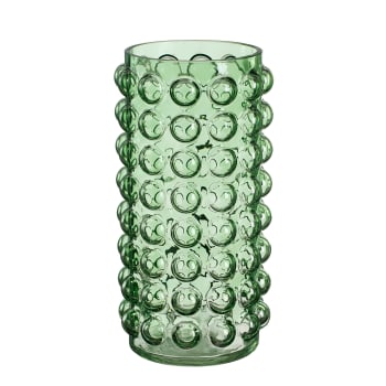 Lausanne - Vase en verre vert H25