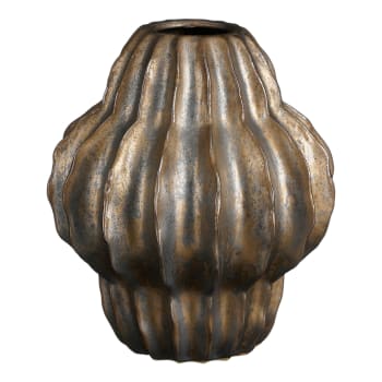 Altea - Vaso in ceramica bronzo alt.28