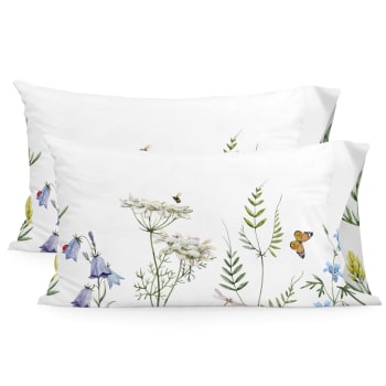 Linen House Floraine-Federa per Cuscino, Multicolore, 48 x 48cm