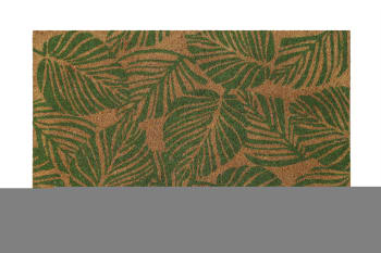 Jungle mat - Fußmatte aus Kokosfasern bedruckt mit grünem Dschungelmotiv 60x90