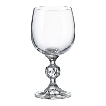 Matignon - Lot de 3 verres à pied en cristallin 19cm