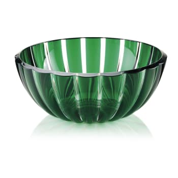Dolcevita - Saladier en acrylique vert et transparent 25 cm