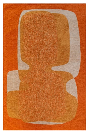 Touctouc - Tapis de salon moderne tissé plat orange 170x240 cm