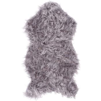 Weihnachtsbaumdecke Aus Kunstfell Grau - Baumrock 76cm Für Tannenbaum