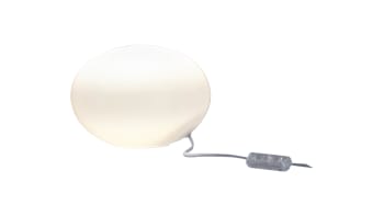 Opalina t1 - Lámpara de sobremesa cristal de 28 cm