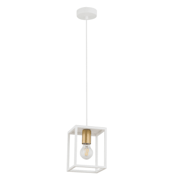 Sense 12 - Lámpara de techo de hierro blanco de 80 cm