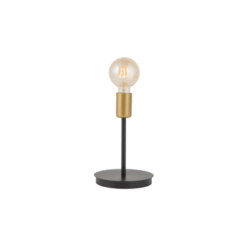 Magia 13 - Lámpara de sobremesa de hierro negro de 24 cm