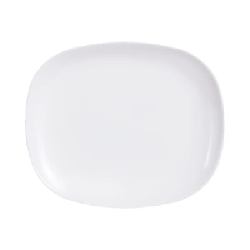 Sweet line - Assiette blanche plate 28.1 x 23.3 cm