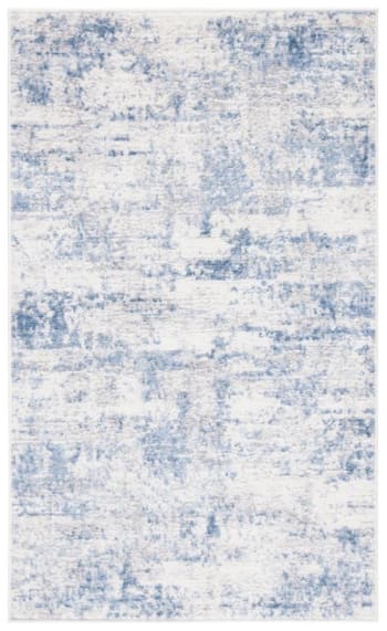 Amelia - Tapis d'intérieur en Ivoire & Bleu, 66 X 122 cm