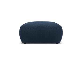 Molino - Pouf in bouclé blu scuro