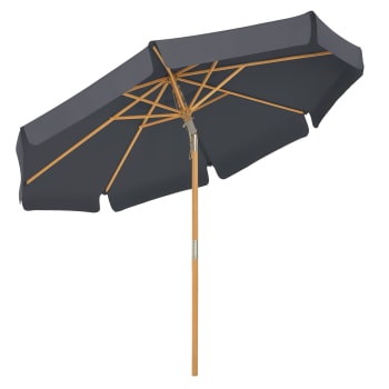 Parasol 3 m ombrelle octogonal protection solaire Anti-Uv gris