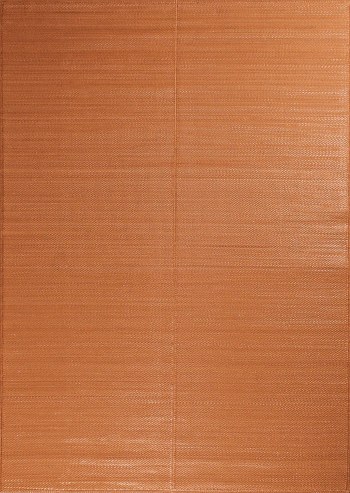 Capri - Tapis extérieur réversible motif uni - Terracotta - 150x220 cm
