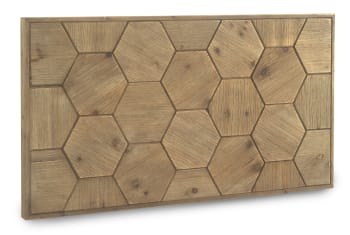 Cabezal madera de fresno color natural 145x60 cm
