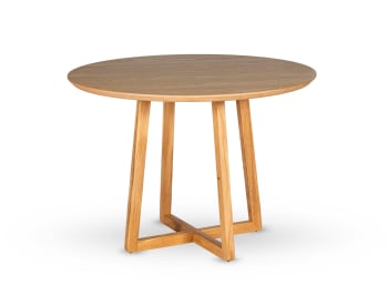 Estrella - Table à manger contemporain 110 cm bois