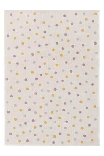 Confettis - Tapis enfant super doux multicolore 120  x 170
