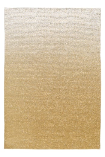Gradient - Tapis contemporain 100% recyclé jaune 160  x 230