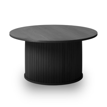 Alba - Table basse bois noir 90x90cm
