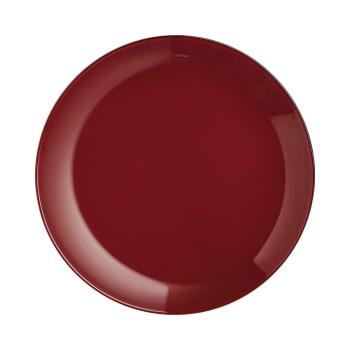 Arty - Assiette rouge bordeaux 20.5 cm
