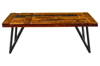 Tavolo basso in legno riciclato