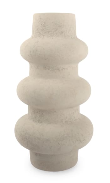 Tubo - Vase 21xH38,5cm blanc