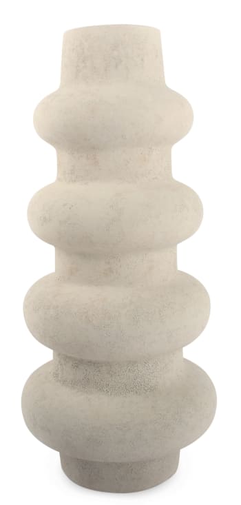 Tubo - Vase 22xH49cm blanc