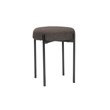 Sgabello Girevole Con Schienale HOMCOM - Altezza Regolabile 43-55cm, Pelle PU Bianca, 5 Ruote