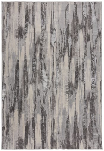 Beam - Tapis de salon moderne gris 80x150 cm