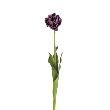 Nina - Tige de tulipe artificielle violette H71
