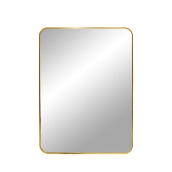 Madrid - Miroir rectangulaire 50x70cm laiton