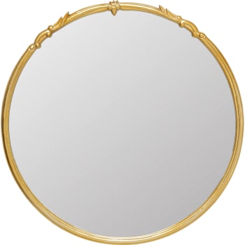 Cassandra - Espejo 80cm dorado de aluminio