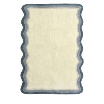 Tapis Moelleux XLARGE 160x230 Cm - Design Moderne à Carreaux Rouge Et Beige - Neuf