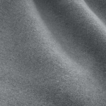 Abondance - Couverture en 100% merinos laine gris clair 240x220 cm