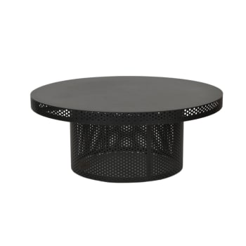 Welo - Table basse en métal noir