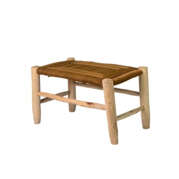 Petit Tabouret En Bois Tabouret De Siège Incurvé Pour Chambre À Coucher