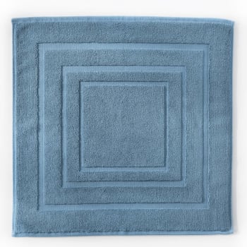 Atlantique - Tapis de bain 60x60 bleu nuage en coton 900 g/m²