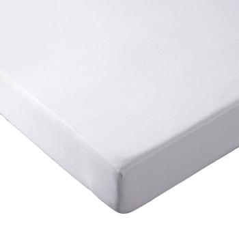 Ekokoon - Protège matelas 90x190 blanc en coton