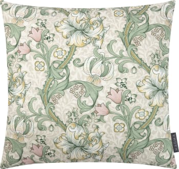 Gabrielle - Housse de coussin design floral WILLIAM MORRIS vert 45x45