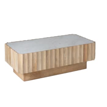Moana - Table basse en bois marron 120x60 cm