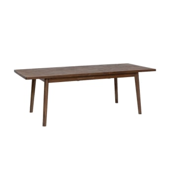 Elie - Table à manger en bois marron 180x96 cm