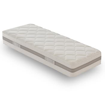 Surmatelas Emma Premium 80x200cm - 6cm D'épaisseur - Mousse HRX Réversible - Housse UltraDry Lavable - Confort Personnalisé