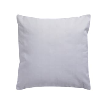 furn. Aquene - Cuscino imbottito in poliestere, colore: antracite/mattone, 50 x 50 cm