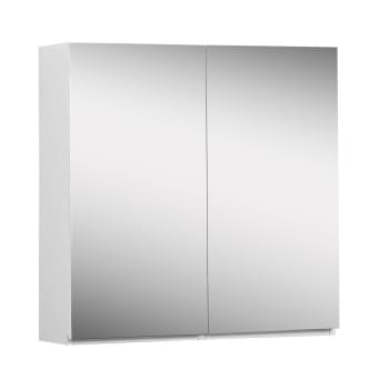 Will - Armoire de toilette 60cm double porte  blanc double miroir