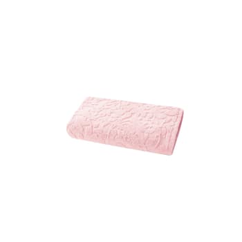 Aura - Serviette coton rose clair 50x100 cm