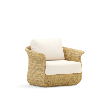 Palma - Pack 2 fauteuils de jardin en rotin synthétique 100x83x73cm