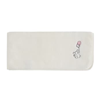 Baby soft souris sky - Serviette de toilette en coton peigné zéro tw ecru 50x90 cm