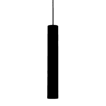 Candle - Suspension tube en métal noir
