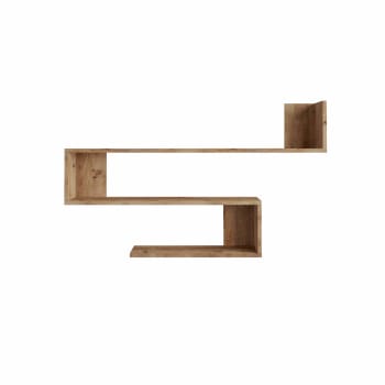 Mensola Da Parete Bianca HaoChrymec 99x15x60 Cm: In Legno Ingegnerizzato, Moderno, Porta Fino A 25 Kg
