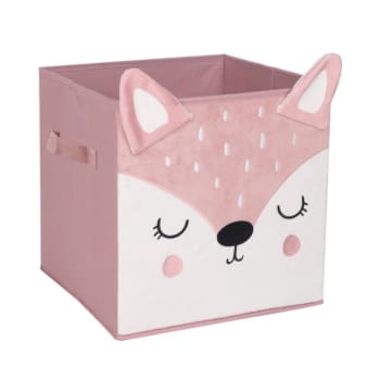 Baule Portagiocattoli Unicorno Rosa Con Adesivi Fosforescenti - Grande E Resiste - 4