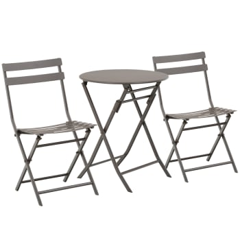 Set tavolo estensibile 180/220 cm e 8 sedie da giardino effetto legno Jakarta | Maisons du Monde